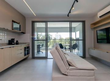 Apartamento · 50m² · 1 Quarto · 1 Vaga · Apartamento para locação em Higienópolis com 50m², mobiliado, varanda e 1 vaga
