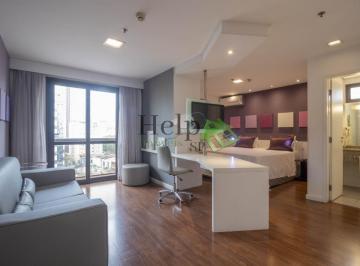 Apartamento · 34m² · 1 Quarto · 1 Vaga · Flat mobiliado 01 dormitório terraço- 01 vaga - Paraíso- metrô Paraiso