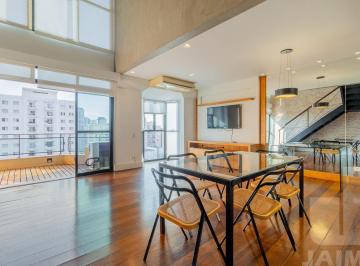 Apartamento · 128m² · 2 Quartos · 2 Vagas · Duplex Exclusivo com 2 Suítes e Vista Privilegiada em Pinheiros