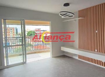Apartamento · 94m² · 3 Quartos · 2 Vagas · Apartamento com 94m² à locação, 3 quartos, 2 vagas, no Centro de Guarulhos/SP