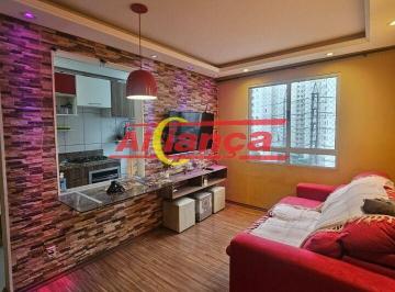 Apartamento · 45m² · 2 Quartos · 1 Vaga · Apartamento com 2 quartos para alugar,  45m² - Ponte Grande- Guarulhos/SP - por R$2.400,00