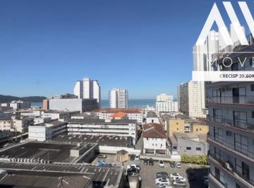 Apartamento · 59m² · 2 Quartos · 1 Vaga · Apartamento 2 dormitórios mobiliado com 59 M² em Praia Grande, Boqueirão, 270 metros da praia e próx