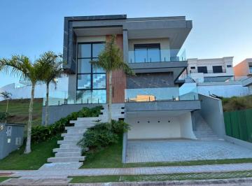 fachada · CASA ALTO PADRÃO RECÉM CONSTRUÍDA À VENDA NO ITAHYE - 387M² 4 SUÍTES, VISTA PERMANENTE