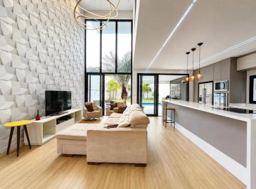 Casa · 450m² · 3 Quartos · 4 Vagas · Casa moderna com 3 suítes e piscina no condomínio New Ville em Santana de Parnaíba por R$2.595.000,0