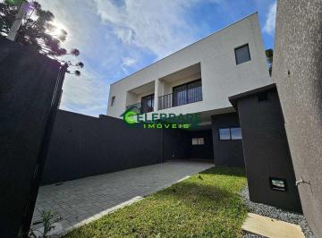 Casa · 125m² · 3 Quartos · 2 Vagas · SOBRADO NOVO QUATRO BARRAS!! 03 QTOS,SUÍTE,SACADA,PRÓX.MERC SOL