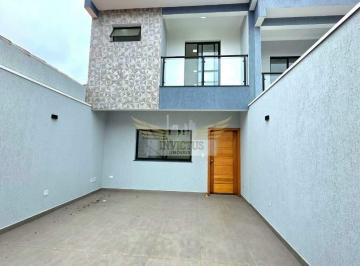 Casa · 125m² · 3 Quartos · 4 Vagas · Sobrado com 3 Dormitórios à Venda, 125m² - Parque Novo Oratório, Santo André/SP.