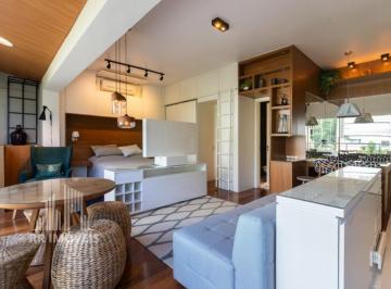 Apartamento · 51m² · 1 Quarto · 2 Vagas · Flat para venda em Tamboré de 51.00m² com 1 Quarto, 1 Suite e 2 Garagens