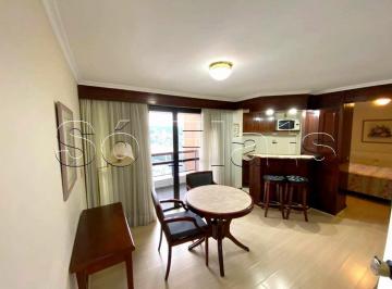 Apartamento · 33m² · 1 Quarto · 1 Vaga · Flat para alugar em Santa Cecília de 33.00m² com 1 Quarto, 1 Suite e 1 Garagem