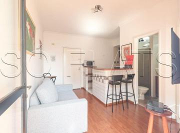 Apartamento · 40m² · 1 Quarto · 1 Vaga · Flat para venda em Moema de 40.00m² com 1 Quarto, 1 Suite e 1 Garagem