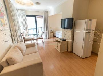 Apartamento · 35m² · 1 Quarto · 1 Vaga · Flat para alugar em Itaim Bibi de 35.00m² com 1 Quarto, 1 Suite e 1 Garagem