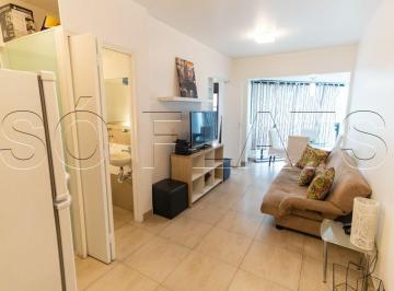 Apartamento · 35m² · 1 Quarto · 1 Vaga · Flat para alugar em Itaim Bibi de 35.00m² com 1 Quarto, 1 Suite e 1 Garagem