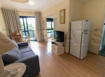 Apartamento · 35m² · 1 Quarto · 1 Vaga · Flat para alugar em Itaim Bibi de 35.00m² com 1 Quarto, 1 Suite e 1 Garagem