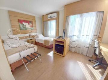 Apartamento · 43m² · 1 Quarto · 1 Vaga · Flat para alugar em Campo Belo de 43.00m² com 1 Quarto, 1 Suite e 1 Garagem