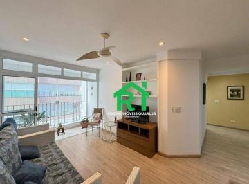 Sala · Apartamento com 3 quartos (1 suíte), 1 vaga e lazer à venda em Jardim Astúrias, Guarujá