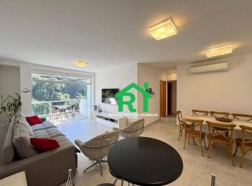 Sala · Apartamento com 3 quartos (1 suíte), 2 vagas e lazer à venda em Pitangueiras, Guarujá