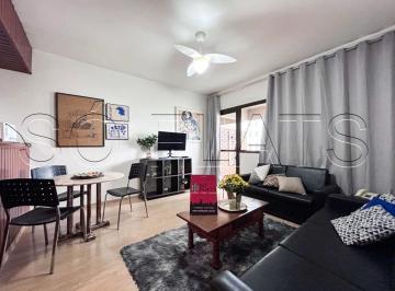 Apartamento · 56m² · 1 Quarto · 1 Vaga · Flat para venda em Alphaville de 56.00m² com 1 Quarto, 1 Suite e 1 Garagem