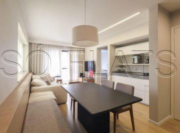 Apartamento · 69m² · 2 Quartos · 2 Vagas · Flat para venda em Itaim Bibi de 69.00m² com 2 Quartos, 1 Suite e 2 Garagens