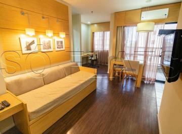 Apartamento · 44m² · 1 Quarto · 1 Vaga · Flat para alugar em Campo Belo de 44.00m² com 1 Quarto, 1 Suite e 1 Garagem