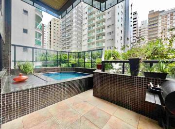 Apartamento · 258m² · 4 Quartos · 2 Vagas · Apartamento no Guarujá, Pitangueiras, Dúplex, Próximo a Praia