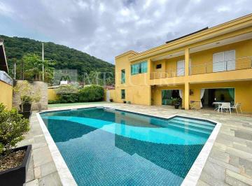 casa a venda no guarujá situada no jardim albamar, exclusiva em imobiliárias em guarujá de alto padrão. · Casa no Guarujá, Praia de Pernambuco, com Piscina, 5 Quartos, sendo 3 Suítes - Mercuri Imóveis - Imo