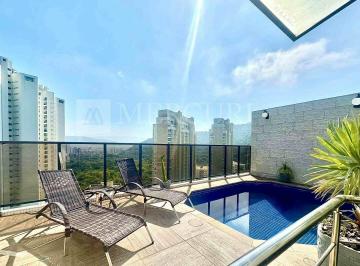 Apartamento · 262m² · 5 Quartos · 4 Vagas · Cobertura no Guarujá, Enseada, 5 Suítes Área Goumert com Vista, Piscina Privativa e Vista Mar - Merc