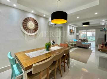 Apartamento · 118m² · 3 Quartos · 2 Vagas · Apartamento no Guarujá, Astúrias, com Varanda Gourmet com Vista Mar, 3 Quartos, Mercuri Imóveis Guar