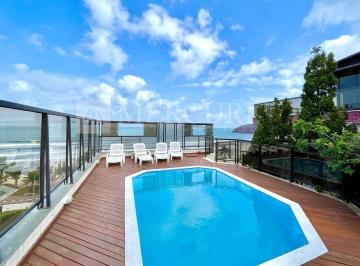 Coberturas a venda no Guarujá na Praia do Tombo, com a tranquilidade de uma praia preservada, por imobiliárias em Guarujá. · Cobertura no Guarujá, Tombo, Duplex, 4 Suítes, Vista Panorâmica do Mar, Piscina e Churrasqueira - Me