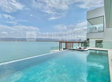 Casa · 1000m² · 6 Quartos · 6 Vagas · Casa em Condomínio Fechado, Praia da Enseada, 6 Suítes, com Vista Paronãmica para o Mar - Mercuri Im