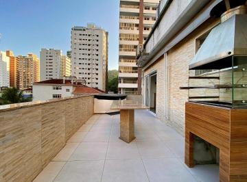 Apartamento · 74m² · 1 Quarto · 1 Vaga · Cobertura Ampla Próximo a Praia com 1 quarto à venda, 73 m² por R$ 500.000 - Pitangueiras - Guarujá/
