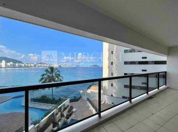 Desfrute de apartamentos a venda no Guarujá na Praia das Astúrias, ideais para quem busca tranquilidade, com a ajuda de uma imobiliária em Guarujá. · Apartamento no Guarujá, Astúrias, Frente Mar, 3 Quartos, Suítes e Sacada com Vista Mar - Mercuri Imó