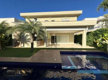 LAZER PRIVATIVO COM PISCINA, ÁREA GOURMET, CHURRASQUEIRA. PAISAGISMO · Casa com 5 suítes para alugar, 485 m² por R$ 25.741/mês - Condomínio Alphaville Dom Pedro - Campinas