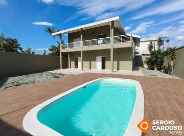 Casa · 297m² · 3 Quartos · 4 Vagas · CASA AMPLA COM PISCINA NO JARDIM SUARÃO A 350M DO MAR! 3 SUITES - ITANHAEM