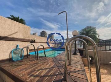Apartamento · 30m² · 3 Quartos · 2 Vagas · Cobertura Duplex na Ponta da Praia com Piscina Privativa 3 quartos sendo 1 suíte 2 vagas