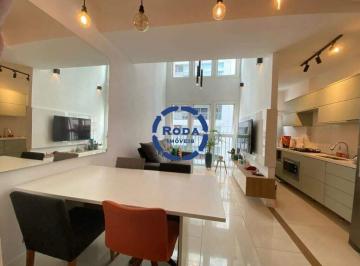 Apartamento · 80m² · 2 Quartos · 1 Vaga · Flat Duplex no coração do Gonzaga, 2 Quartos, 1 Vaga, piscina, academia e salão de festas, próximo d