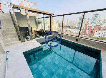 Apartamento · 175m² · 2 Quartos · 2 Vagas · Cobertura duplex no Boqueirão com piscina privativa e 2 vagas