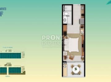 Apartamento · 32m² · 1 Quarto · 1 Vaga · Beach Class Wave - Avenida Beira Mar, nº 0. Carneiros, Tamandaré PE. Bloco BL G, Unidade 305.