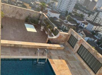Apartamento de 4 quartos, Santos · EXCELENTE COBERTURA COM VISTA PANORÂMICA, EM ÓTIMA LOCALIZAÇÃO, 4 DORMS (2 SUÍTES) E 2 VAGAS PRIVTS