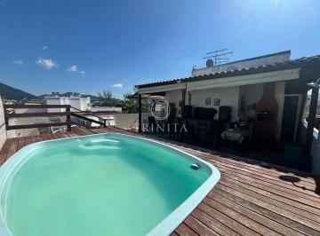 vista-da-piscina-cobertura-ed-dulcinea-oliveira-recreio · Cobertura no Recreio RJ: 257m², 3 quartos, 1 suíte