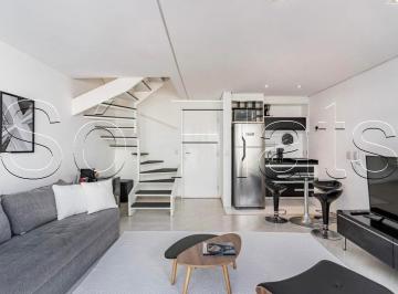 Apartamento · 43m² · 1 Quarto · 1 Vaga · Duplex disponível para locação com 43m² na Vila Nova Conceição | Sofisticação, suíte e alto padrão.