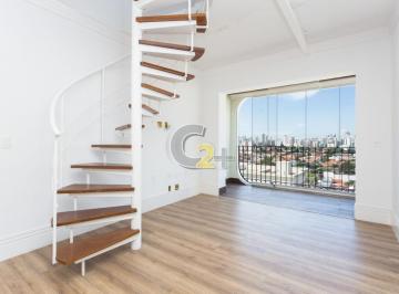 Apartamento · 182m² · 2 Quartos · 2 Vagas · Cobertura Duplex para locação em Moema, 2 quartos, 1 suíte e 2 vagas de garagem