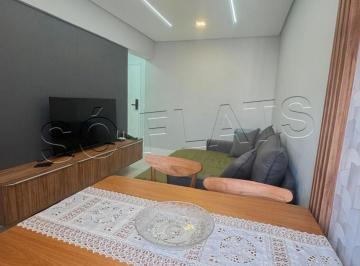 Apartamento · 34m² · 1 Quarto · 1 Vaga · Flat São Paulo Suite Service na Bela Vista disponível para locação próximo a Av. 9 de Julho.
