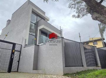 Casa · 137m² · 3 Quartos · 3 Vagas · Sobrado com 136,53m² 3 quartos, à venda, no bairro Uberaba em Curitiba