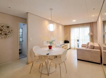 Apartamento · 55m² · 1 Quarto · 1 Vaga · Apartamento MOBILIADO com 1 Quarto para Alugar, 55m² - Bairro Jardim, Santo André/SP.