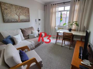 63da32d77baeb35c84c35cefb3ff33d9771d244c · Apartamento com 2 dormitórios à venda, 63 m² por R$ 480.000,00 - Boqueirão - Santos/SP