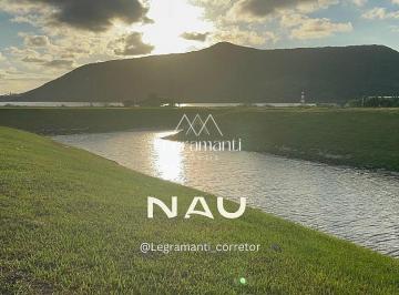 Terreno · Lote 400m² Navegável no NAU ? Fundos para a Enseada