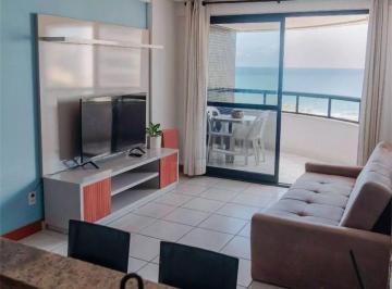 Apartamento · 49m² · 1 Quarto · 1 Vaga · Quarto e Sala, varanda vista mar, aluguel mobiliado, infraestrutura completa