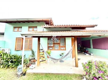 Casa · 116m² · 3 Quartos · 2 Vagas · Casa à venda em Petrópolis, Novo Hamburgo - Churrasqueira, Mezanino e Varanda!