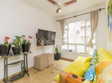 330180 TRAVESSA ALEXANDRINO DE ALENCAR 50 205 A-4 · Apartamento de 2 dormitórios, sendo 1 suíte, living 2 ambientes, banheiro social, cozinha americana,
