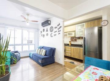 Apartamento · 56m² · 2 Quartos · 1 Vaga · Apartamento de 2 dormitórios, sendo 1 suíte, living 2 ambientes, banheiro social, cozinha americana,