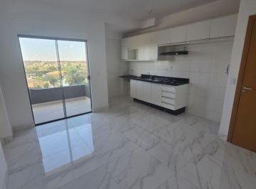 Apartamento de 2 quartos, Vicente Pires · Rua 3/8, vista livre, armários, suíte, varanda tipo Garden e garagem